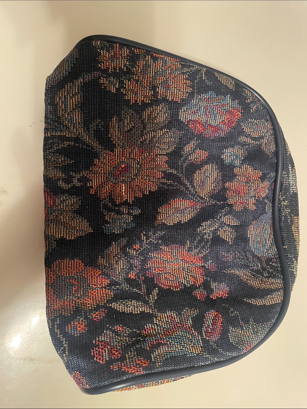 Jaguar Floral Cosmetic Pouch
